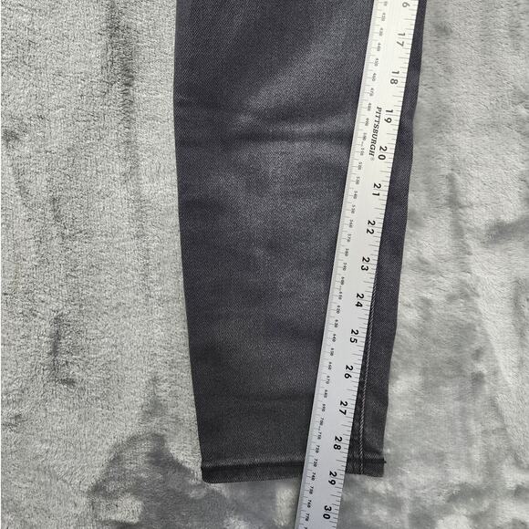 Old Navy Jeans Womens 10 Gray Extra High Rise Rockstar Super Skinny 360 Stretch - Picture 10 of 12